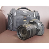 Câmera Dslr Canon Eos 60d + Lente 18-200mm 3.5-5.6 + Grip