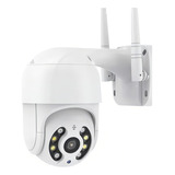Câmera Externa Ip Prova D'água Infravermelho Externa Wifi Hd Cor Branco
