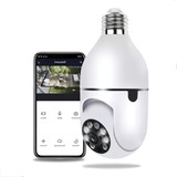 Câmera Focus 360 Wifi Security Spy Ip Night Vision Hd Cor Branca