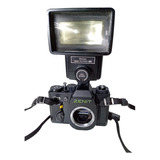Câmera Fotográfica Zenit 12xs So O Corpo Com Flash