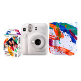 Câmera Instantânea Fujifilm Instax Kit Instax Mini 12 + 10 Films + Bolsa Branca