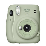 Câmera Instantânea Fujifilm Instax Kit Mini 11 + 10 Films Verde-pastel