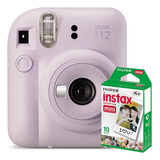 Câmera Instantânea Fujifilm Instax Kit Mini 12 + 10 Fotos Lilac Purple