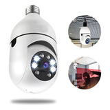 Camera Lampada Ip Wifi 360 Yoosee Residencial Sensor De Presença Noturno Cor Branco