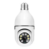 Câmera Lâmpada Segurança Wi-fi 360 Full Hd Visão Noturna