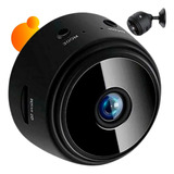 Camera Mini Micro Segurança Espiã Wifi Visão Noturna Cor Preto
