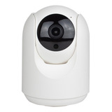 Câmera Segurança Wifi Babá Eletrônica Haiz Mini Botz 1080p Lente 3.6mm Alexa E Google Cor Branco