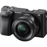 Câmera Sony Alpha A6400 Com 16-50mm Mirrorless Cor Preto
