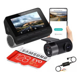 Câmera Veicular Xiaomi 70mai A800s Completa + Memoria + Cabo