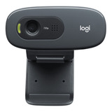 Câmera Web Logitech C270 Hd 30fps Preto