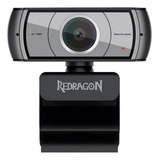 Câmera Web Redragon Apex Full Hd 30fps Cor Preto