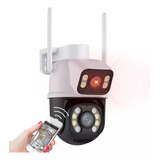Câmera Wifi Full Hd Externa Prova D'água Lente Dupla Ip66
