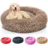 Caminha Nuvem Pet Redonda Cachorros E Gatos Tam G 60cm Cor Marrom Desenho Sem Desenho