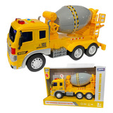 Caminhão A Fricção Com Luz E Som Mega Constructor - Zippy Cor Betoneira