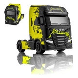Caminhão Brinquedo Iveco S-way Banda Metallica Miniatura