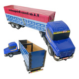Caminhão Carroceria Tipo Antigo Grande Retrô Infantil 