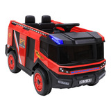 Caminhão De Bombeiro Elétrico 12v Vermelho Controle Remoto