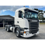 Caminhão Scania R 440 6x2 Truck 2018 Branco R 450 R450 R440