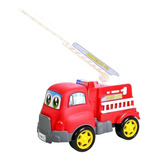 Caminhão Turbo Truck Bombeiro Brinquedo Grande P/ Bebês