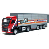 Caminhão Volvo Container C/ Luz E Som 1:50 California Toys