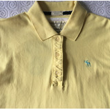 Camisa Abercrombie & Fitch Feminina Gola Polo Amarela