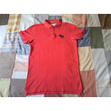 Camisa Abercrombie E Fich Polo Vermelho 