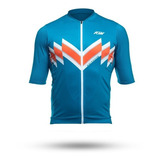 Camisa Asw Endurance Shield Ciclismo Bike Azul Masculino