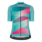 Camisa Asw Flow Ciclismo Bike Feminina Breeze Azul