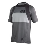 Camisa Asw Ride Borea Bike Mtb Downhill Masculina Cinza