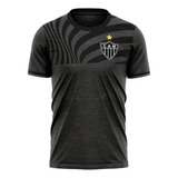 Camisa Atlético Mineiro Toe Cinza Mescla Masculino Oficial