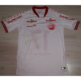 Camisa Away Jogo Náutico 2011 Penalty Shineray Autografada