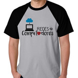 Camisa Blusa Camiseta Raglan Curso Redes De Computadores