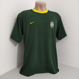Camisa Brasil 2000 Goleiro Verde Nike