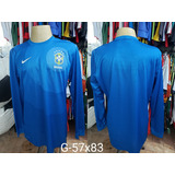 Camisa Brasil Goleiro 2012 Oficial #azul 