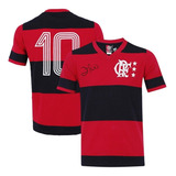 Camisa Braziline Retro Flamengo Zico Lib 81 Original