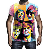 Camisa Camiseta Beatles Bandas Rock Pop Art 10