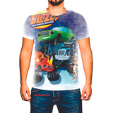 Camisa Camiseta Blazer Desenho Infantil Menino Carro Hd 02