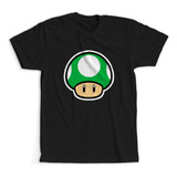 Camisa Camiseta Cogumelo Algodão Mario Bros Geek Tumblr