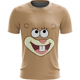Camisa Camiseta Cosplay Sandy Bochechas Bob Esponja Envio Hj