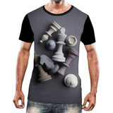 Camisa Camiseta Jogo Tabuleiro Xadrez Rei Torre Rainha Hd 13