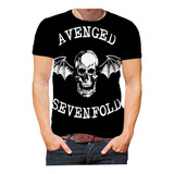 Camisa Camiseta Personalizada Banda Avenged Sevenfold Hd 4