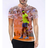 Camisa Camiseta Rafael Nadal Tenista Espanhol Campeão Hd 2
