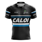 Camisa Ciclismo Caloi Dry Fit Roupa Mtb Manga Curta Bike 