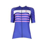 Camisa Ciclismo Feminina Barbedo Raglan Araras