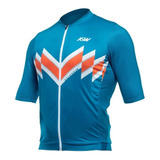 Camisa Ciclismo Masculina Asw Bike Endurance Shield Azul Mtb
