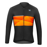 Camisa Ciclismo Masculina Free Force Training Bl Manga Longa