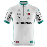 Camisa Ciclismo Masculina Petronas Roupa Pro Ciclista Uv 50+