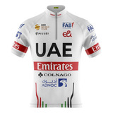 Camisa Ciclismo Masculino Uae Pogacar Camiseta Blusa Pro Uv+