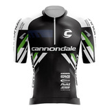 Camisa Ciclismo Mtb Cannondale Preto/verde Camiseta Ciclismo