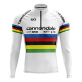Camisa Ciclismo Mtb Manga Longa Masc Cannondale Com Bolsos
